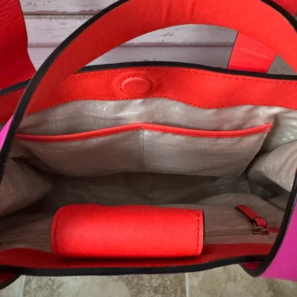 Kate Spade Hot Pink Leather Tote Bag - Picture 4 of 6